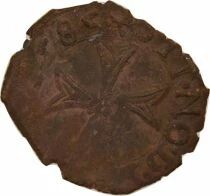 Etats Italiens Comt&eacute; de D&eacute;ciane, Delfino Tizzone - Liard &agrave; la Croix de Saint Esprit - 1585