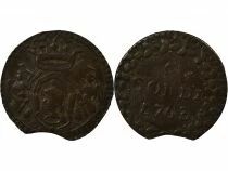 Etats Italiens Corse, Pascal Paoli - 4 Soldi - 1763 Murato