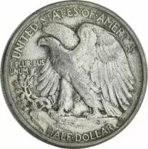 Etats Unis d\'Am&eacute;rique 1/2 Dollar Argent  USA Walking Liberty