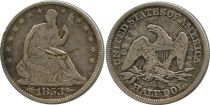 Etats Unis d´Amérique 1/2 Dollar Liberty assise - Aigle - 1853
