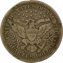 Etats Unis d\'Am&eacute;rique 1/4 Dollar Argent \ Barber Quarter\  - 1911 Philadelphie
