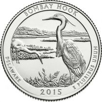 Etats Unis d´Amérique 1/4 Dollar Bombay Hook - 2015 D Denver