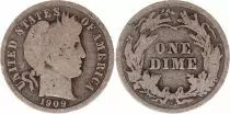 Etats Unis d´Amérique 1 Dime Barber  années variées 1892-1916
