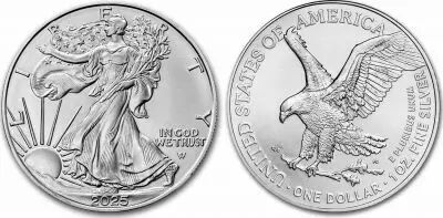 Etats Unis d\'Am�rique 1 Dollar American Eagle - Liberty - 2025 1 Oz Silver 2025