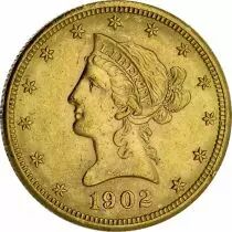Etats Unis d\'Am&eacute;rique 10 Dollars Or USA 1866-1907 - Coronet Head