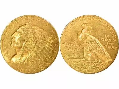 Etats Unis d\'Am�rique 2 1/2 Gold Dollars, Indian Head - 1911 Philadelphia