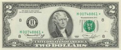 Etats Unis d\'Am�rique 2 Dollars - S�ries 1976 - Saint-Louis - P.461