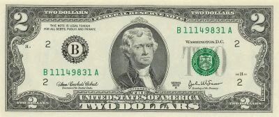 Etats Unis d\'Am�rique 2 Dollars - Series 2003A - New York - P.516b