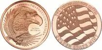 Etats Unis d\'Amérique Aigle - 2 Onces Cuivre