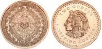 Etats Unis d\'Amérique Calendrier Aztèque - 2 Onces Cuivre