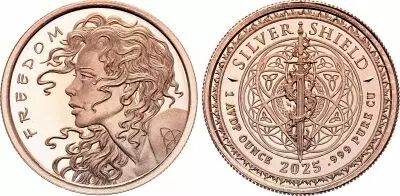 Etats Unis d\'Am�rique Freedom - 1 Ounce Copper 2025