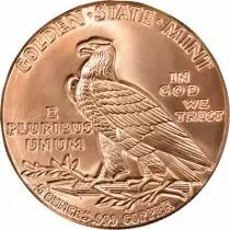 Etats Unis d\'Am&eacute;rique Indian Head - 5 Once Copper