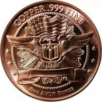 Etats Unis d\'Amérique Indian Head, Buffalo - Copper Ounce