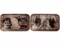 Etats Unis d\'Amérique Lingot 5$ Chef Indien - 1 Once Cuivre