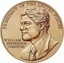 Etats Unis d\'Am&eacute;rique M&Eacute;DAILLE Bronze Bill Clinton (1er Mandat) par l\'U.S. Mint