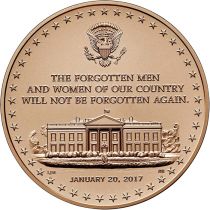 Etats Unis d\'Amérique MÉDAILLE Bronze Donald Trump par l\'U.S. Mint