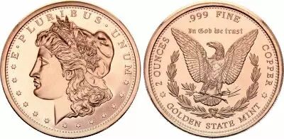 Etats Unis d\'Am�rique Morgan - 2 Ounces Copper