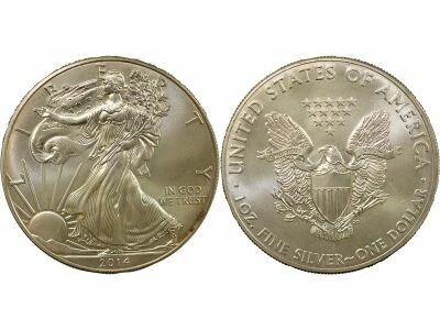 Etats Unis d\'Am�rique Once Argent, American Eagle - 2014 West Point / San Francisco