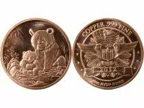 Etats Unis d\'Amérique Panda 2012 - 1 Copper Once