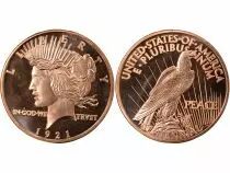 Etats Unis d\'Amérique Peace Dollar - 1 Copper Once