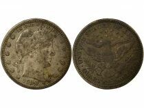 Etats Unis d\'Am&eacute;rique Quarter Argent, Barber - 1914 D Denver