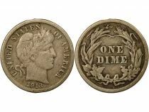 Etats Unis d\'Am&eacute;rique Silver Dime, Barber - 1913 Philadelphia