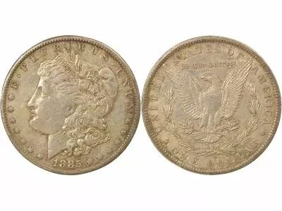 Etats Unis d\'Am�rique Silver Morgan Dollar - 1885 O New Orleans