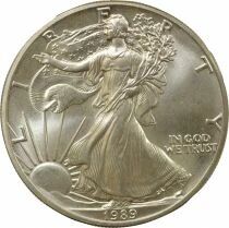 Etats Unis d\'Am&eacute;rique Silver Ounce, American Eagle - 1989 West Point / San Francisco