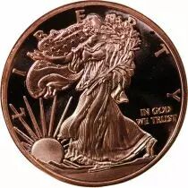 Etats Unis d\'Amérique Walking Liberty - 1 Copper Ounce