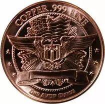 Etats Unis d\'Amérique Walking Liberty - 1 Copper Ounce