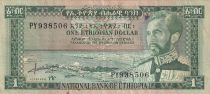 Ethiopia 1 Dollar Haile Selassié - Lion - 1966 - Serial PY