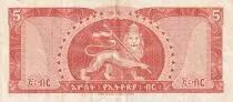 Etiopia 1 Dollar Haile Selassi&eacute; - Lion - 1966 - Serial J