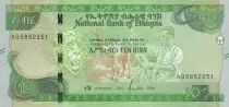 Etiopia 10 Birr Agriculture - 2012-2020 - UNC