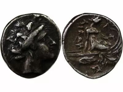 Eub�e, Histi�e - Tetrobole Argent 819 / 168 Av Jc
