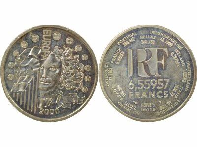 Europa - 6.55957 Silver Francs, Parity - 2000 Paris
