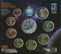 Europa BU Astronomy San Marino 2009 box including 5 euros Silver