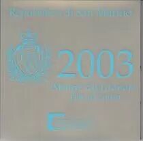 Europa BU Set San Marino 2003 - 9 Coins in Euro