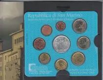 Europa BU Set San Marino 2003 - 9 Coins in Euro