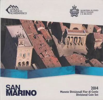 Europa BU Set San Marino 2014 - 8 Coins in Euro
