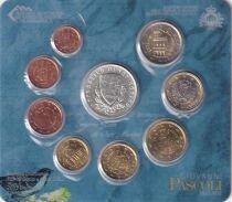 Europa San Marino 2012 BU Coin Set - 9 Coins including 5 Euro Silver