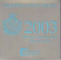 Europe BU Set San Marino 2003 - 9 Coins in Euro