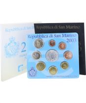 Europe BU Set San Marino 2003 - 9 Coins in Euro