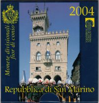 Europe BU Set San Marino 2004 - 9 Coins in Euro