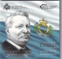 Europe Coffret BU San Marin 2012 - 9 Monnaies dont 5 euros Argent