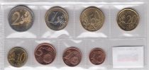 Europe Set of 8 coins - 1 cent to 2 euro 2007