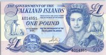 Falkland Islands 1 Pound , Elisabeth II - Village- 1984