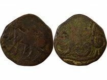 Falus, Stag left - 1078 AH (1667 / 1668) Isfahan