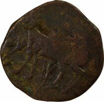 Falus, Stag left - 1078 AH (1667 / 1668) Isfahan