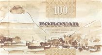 Faroe Islands 100 Kronur - Fish - 2002 - Serial  B-F - P.25