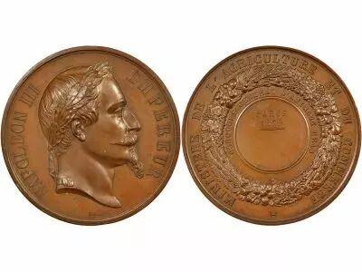 Fat Animal Competition, Napoleon III, Copper Medal - 1870